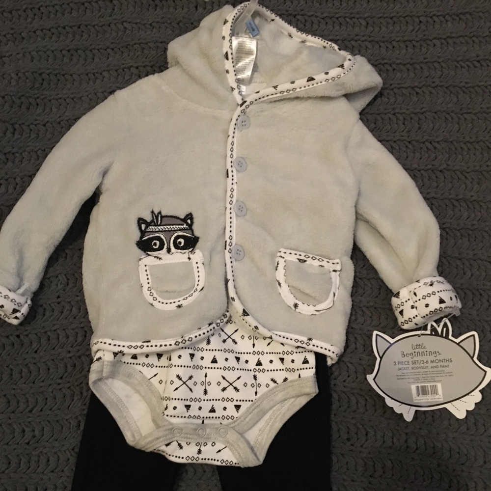 Jacket, bodysuit, and pant set